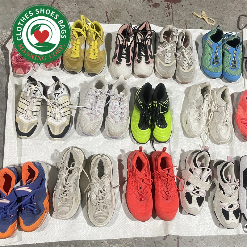 Cheap Price Well-Sorted Grade a+ Original Mixed Styles Branded Design Second Hand Sports Sneakers Walking Running Casual Used Shoes Cavas Used Shoes Wholesale