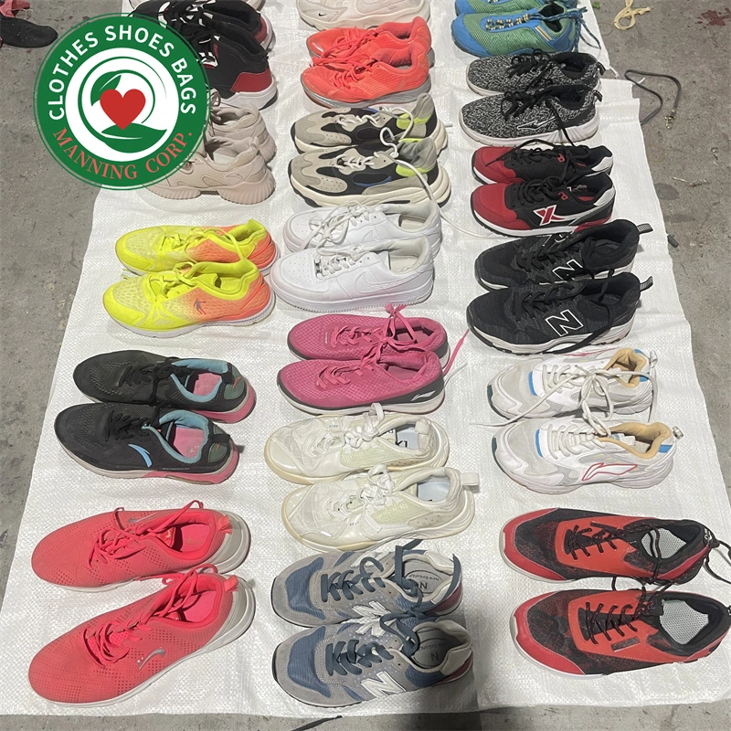 Cheap Price Well-Sorted Grade a+ Original Mixed Styles Branded Design Second Hand Sports Sneakers Walking Running Casual Used Shoes Cavas Used Shoes Wholesale